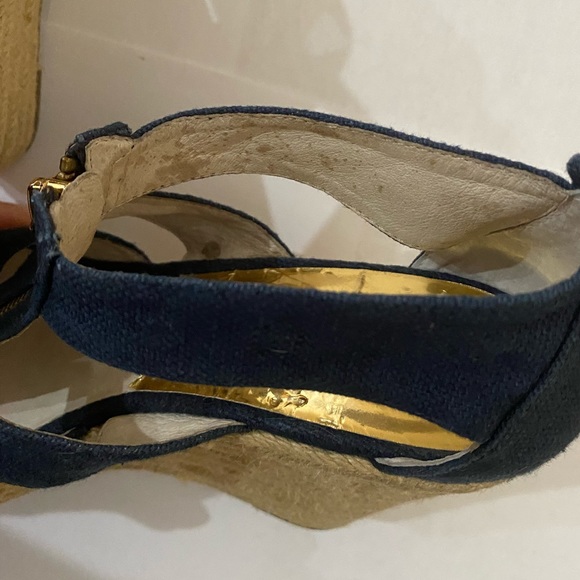 Michael Kors Damita Wedge Espadrille Sandals - Navy - Picture 6 of 8